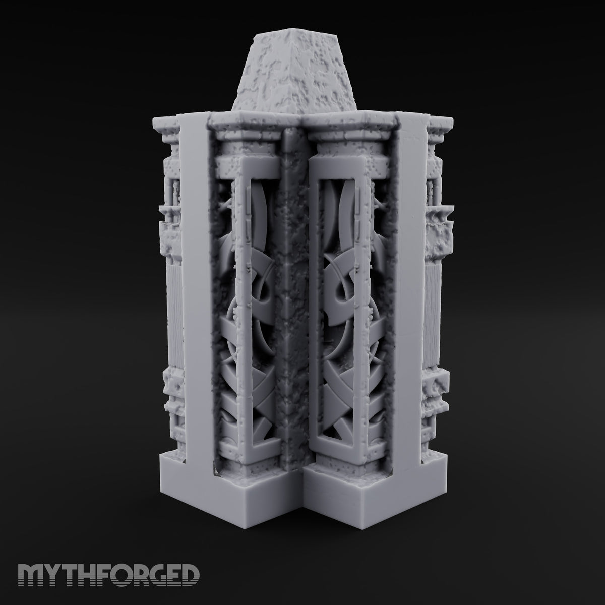 Filigree Fortifications Gothic Ornate Wall or Gate J