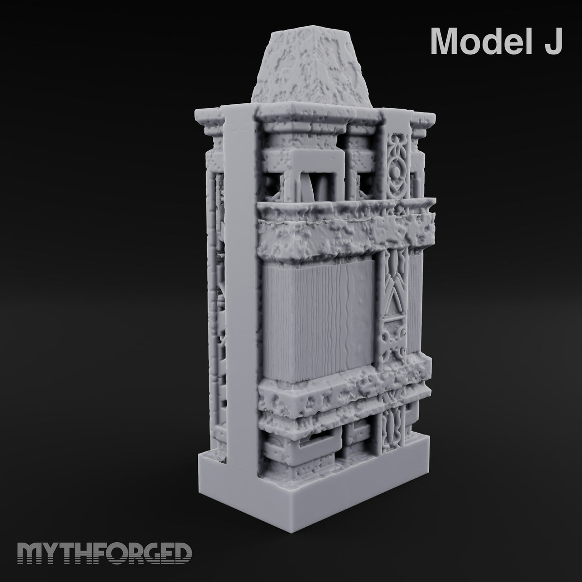 Filigree Fortifications Gothic Ornate Wall or Gate J