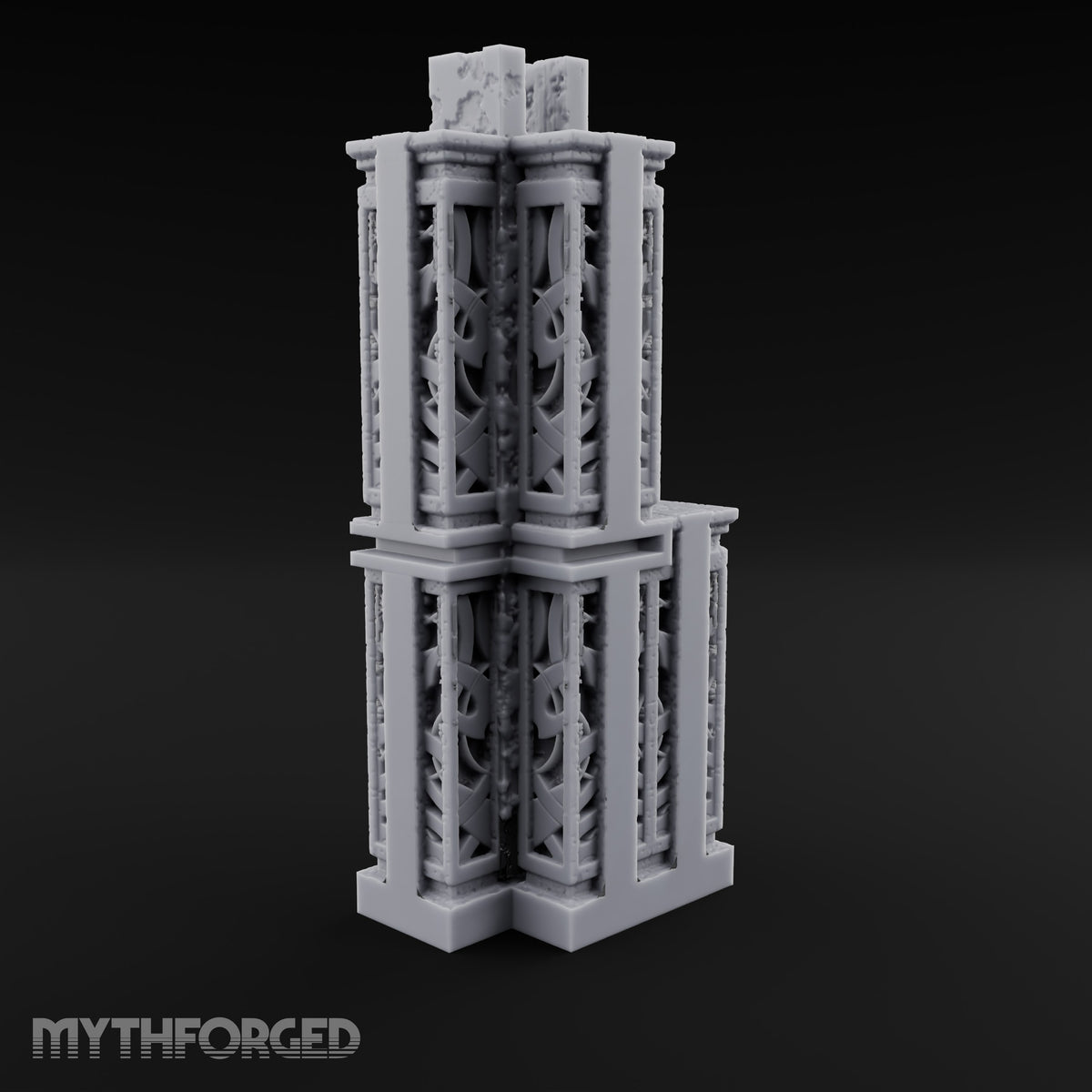Filigree Fortifications Gothic Ornate Wall or Gate K