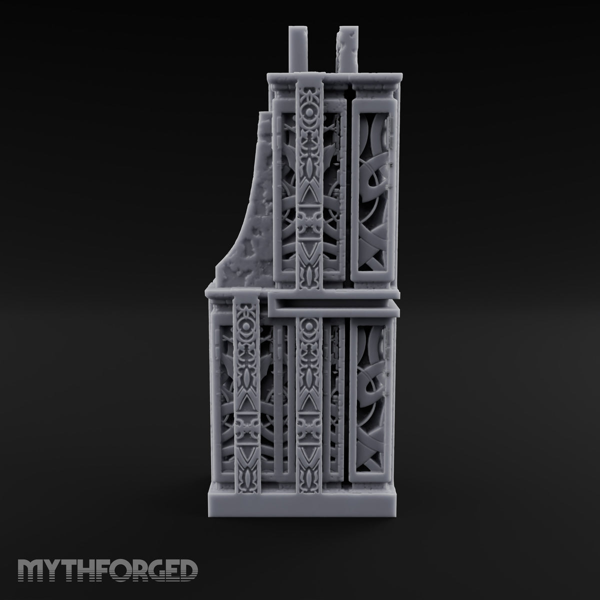 Filigree Fortifications Gothic Ornate Wall or Gate K