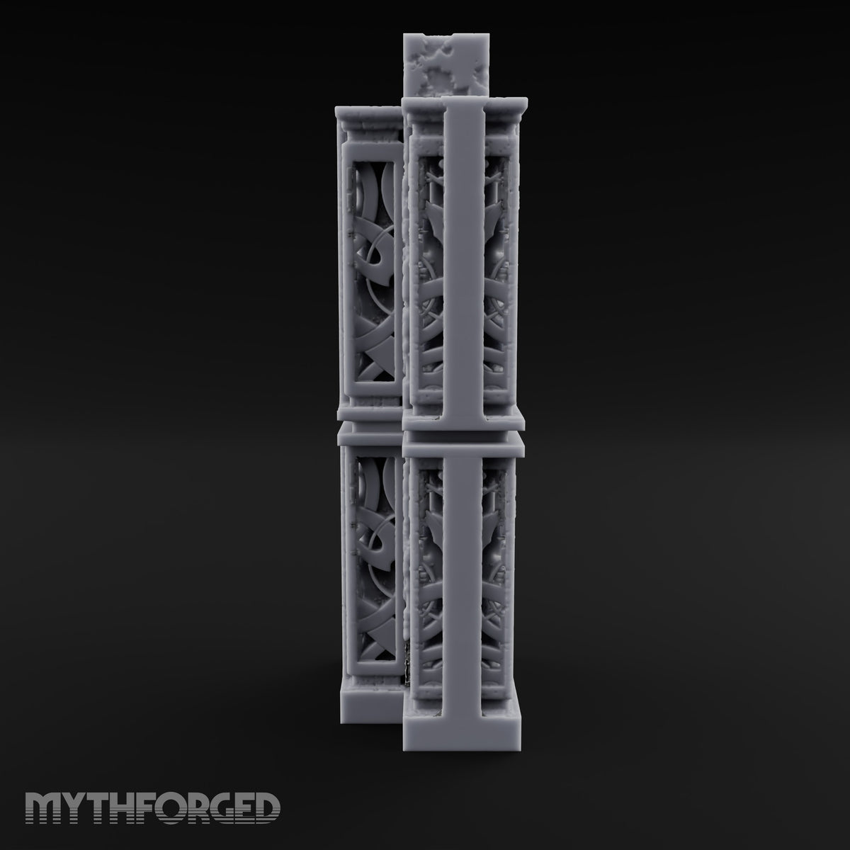 Filigree Fortifications Gothic Ornate Wall or Gate L