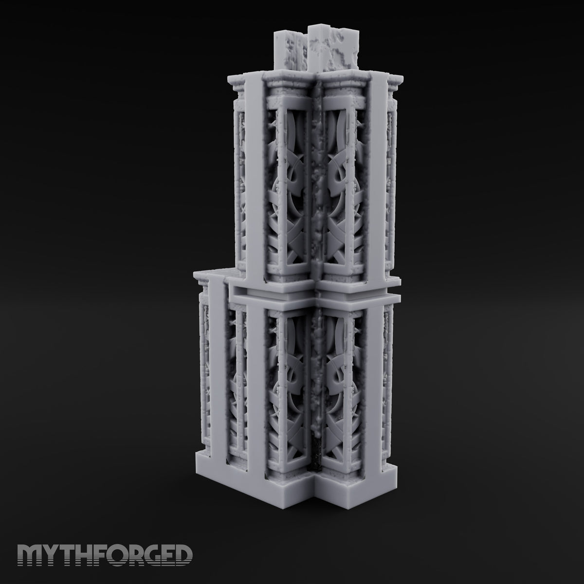 Filigree Fortifications Gothic Ornate Wall or Gate L
