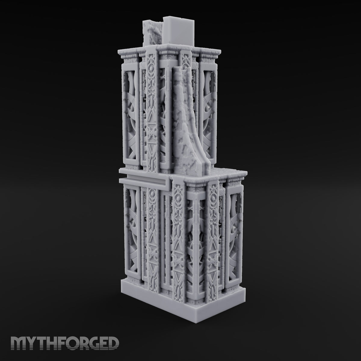 Filigree Fortifications Gothic Ornate Wall or Gate L