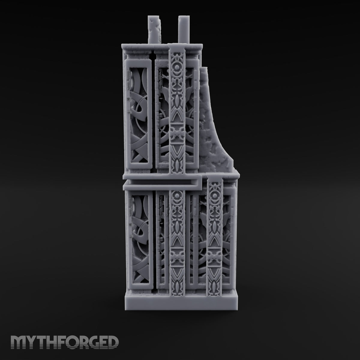 Filigree Fortifications Gothic Ornate Wall or Gate L