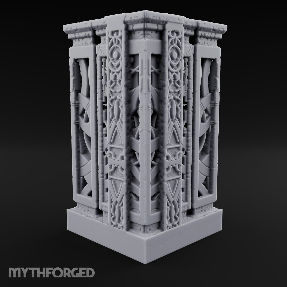 Filigree Fortifications Gothic Ornate Wall or Gate M