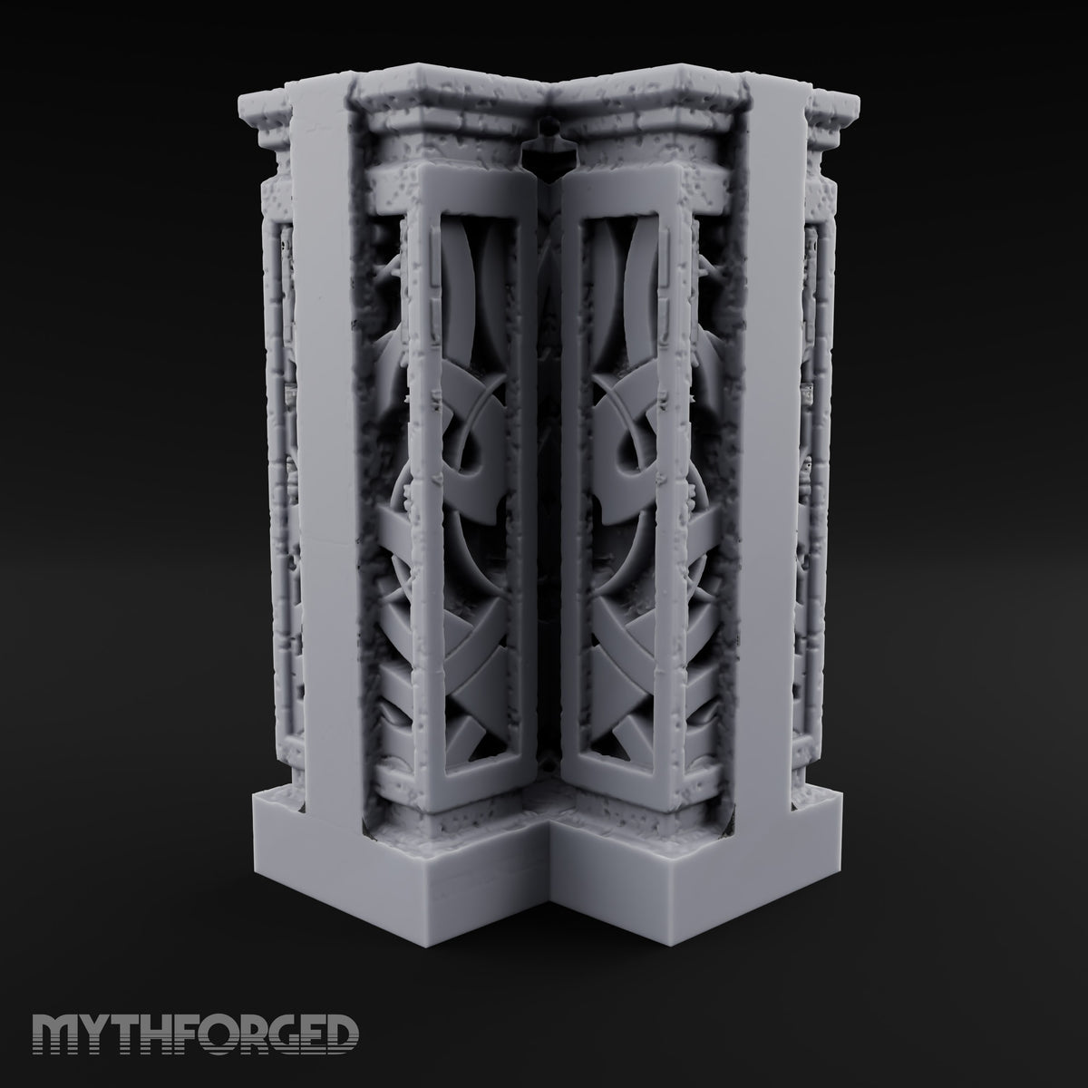 Filigree Fortifications Gothic Ornate Wall or Gate A
