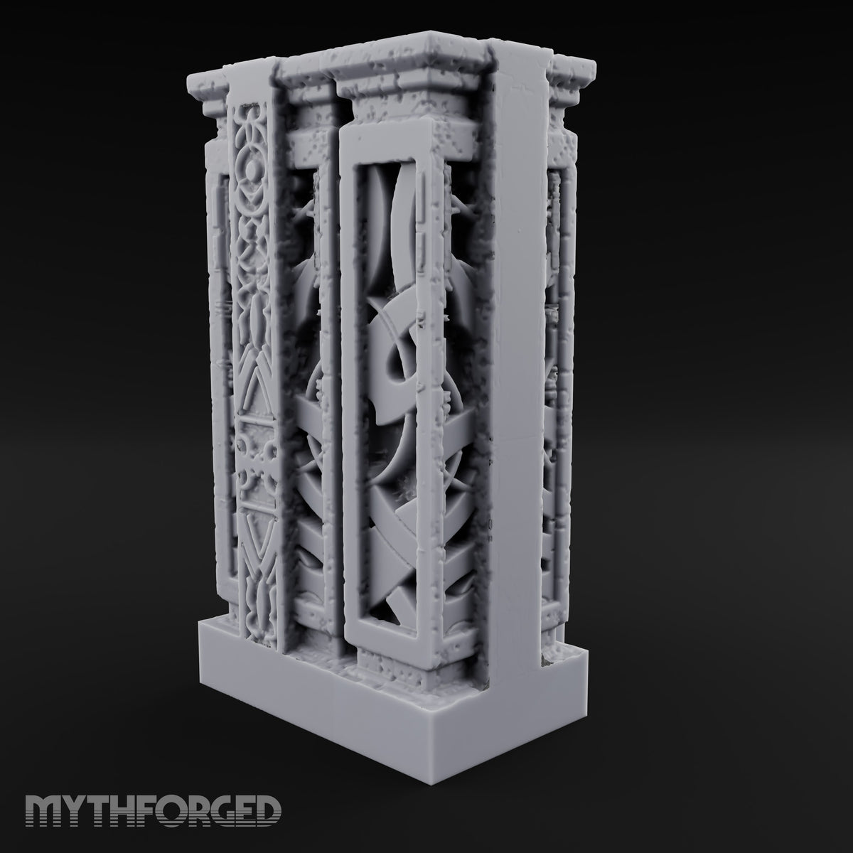 Filigree Fortifications Gothic Ornate Wall or Gate A