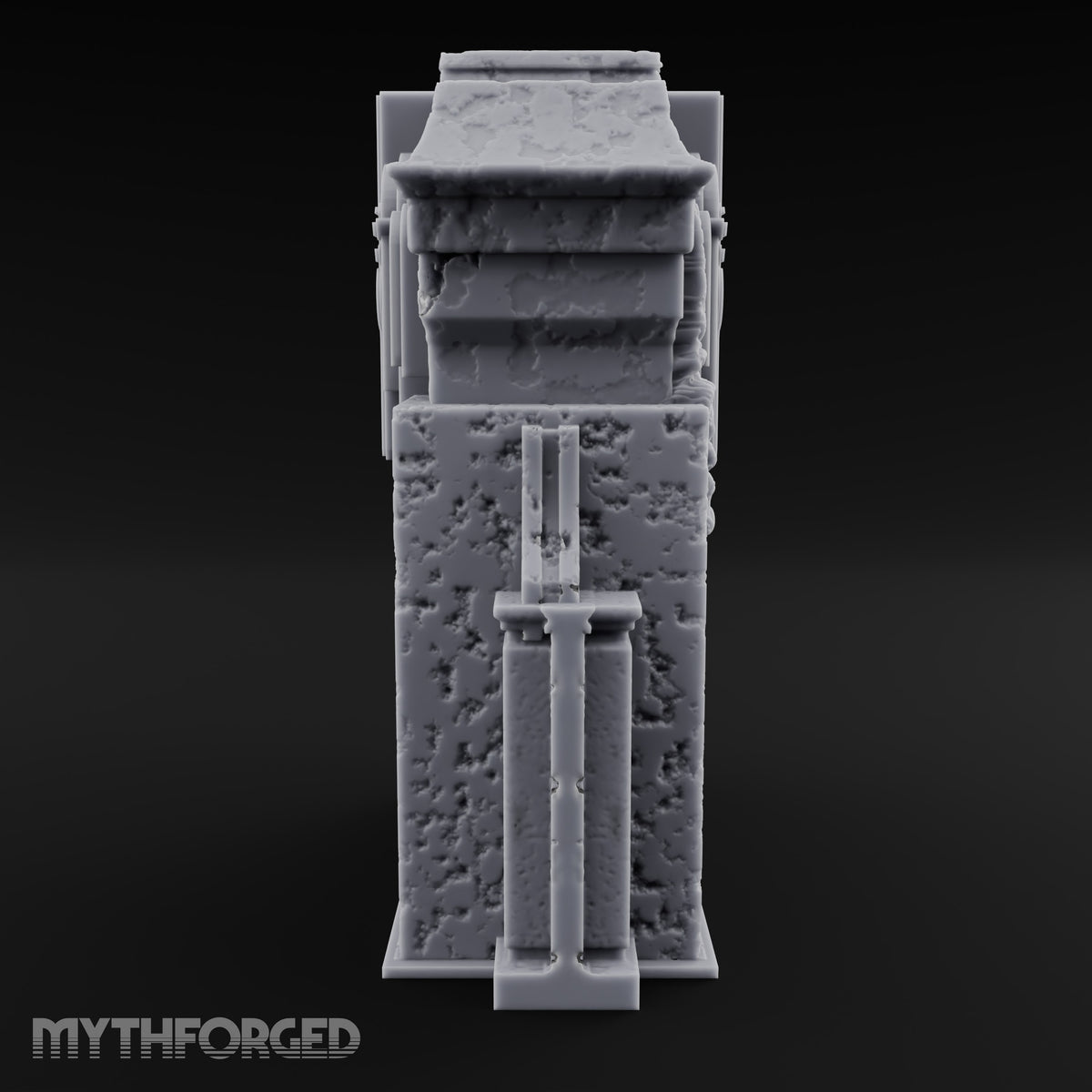 Filigree Fortifications Gothic Ornate Wall or Gate B