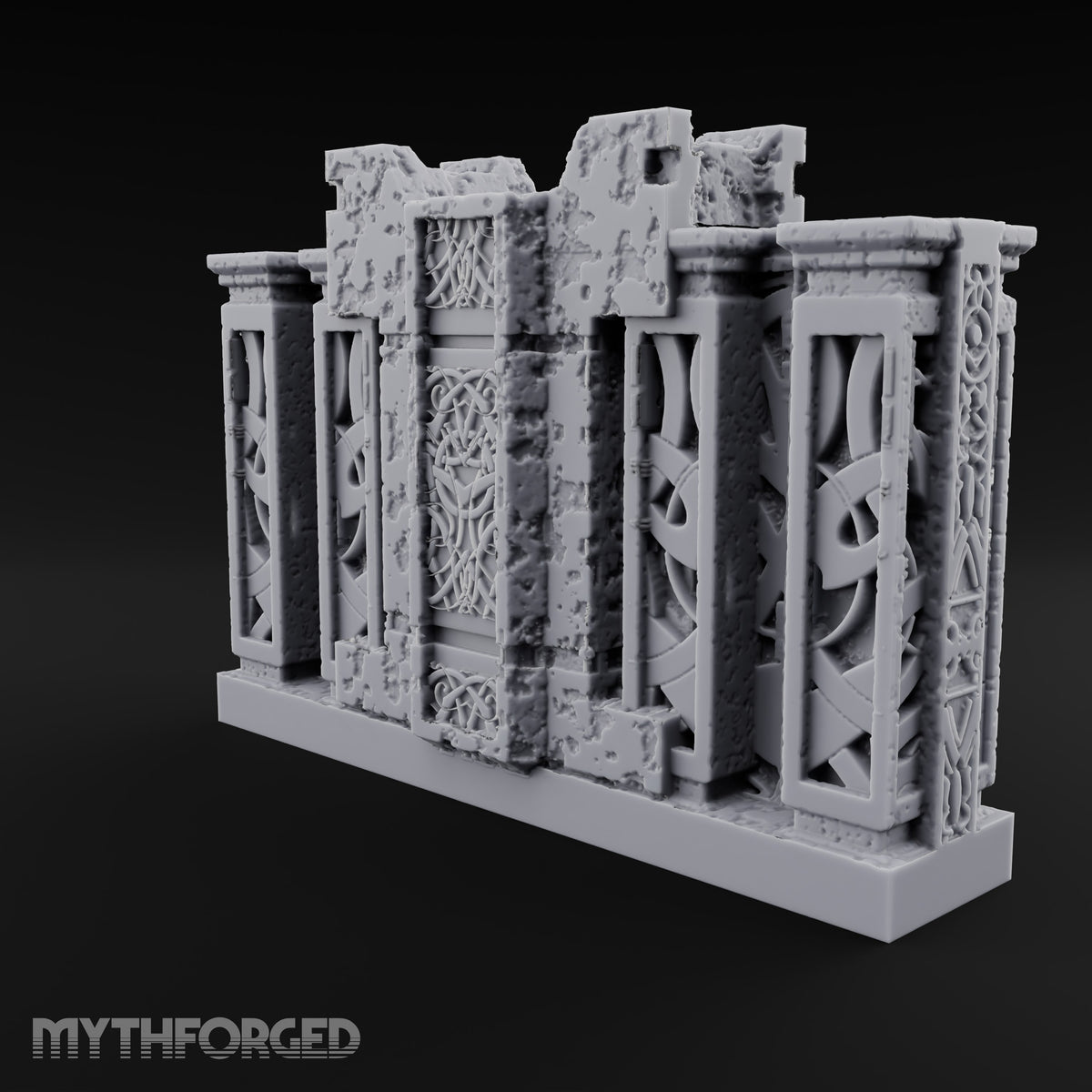 Filigree Fortifications Gothic Ornate Wall or Gate F