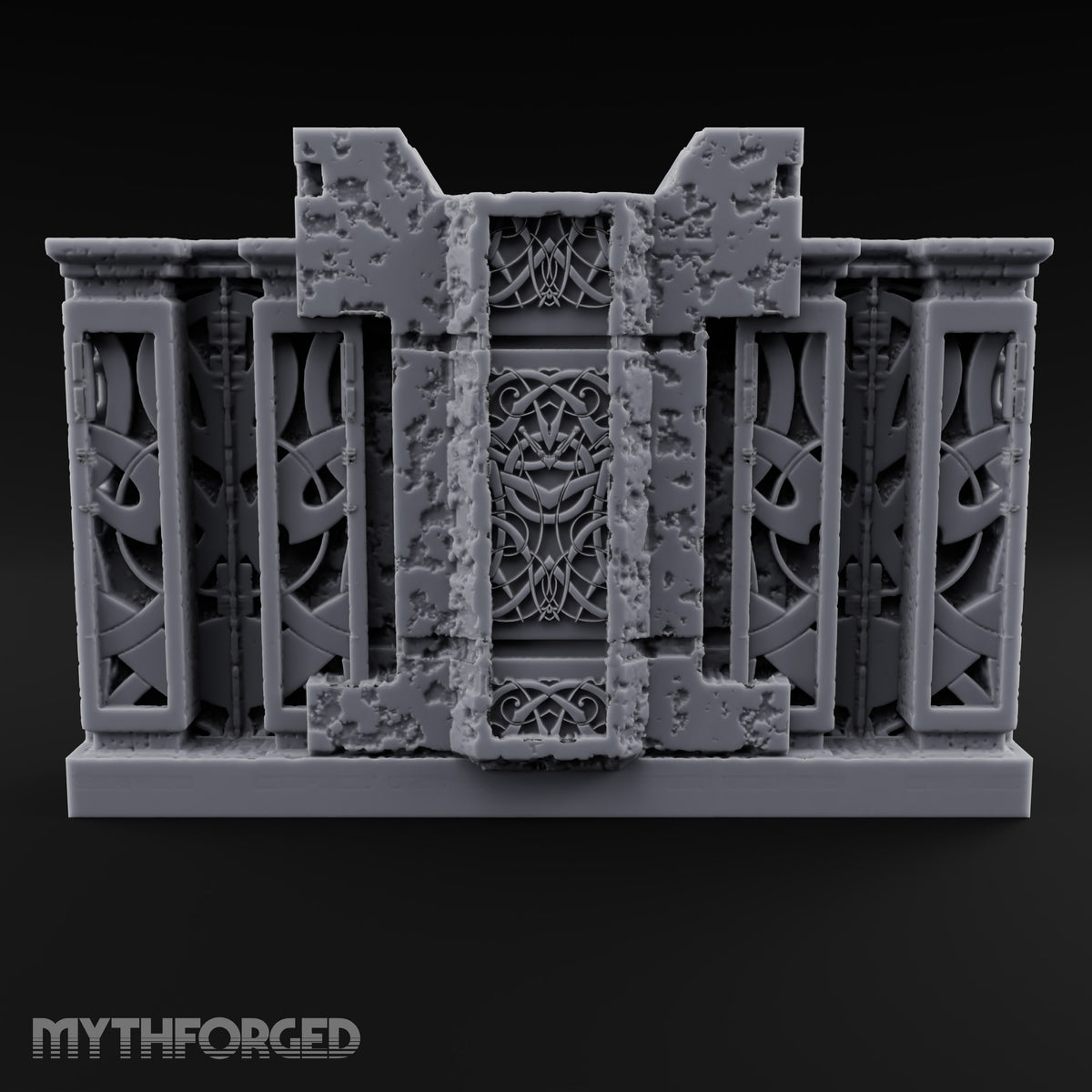 Filigree Fortifications Gothic Ornate Wall or Gate F