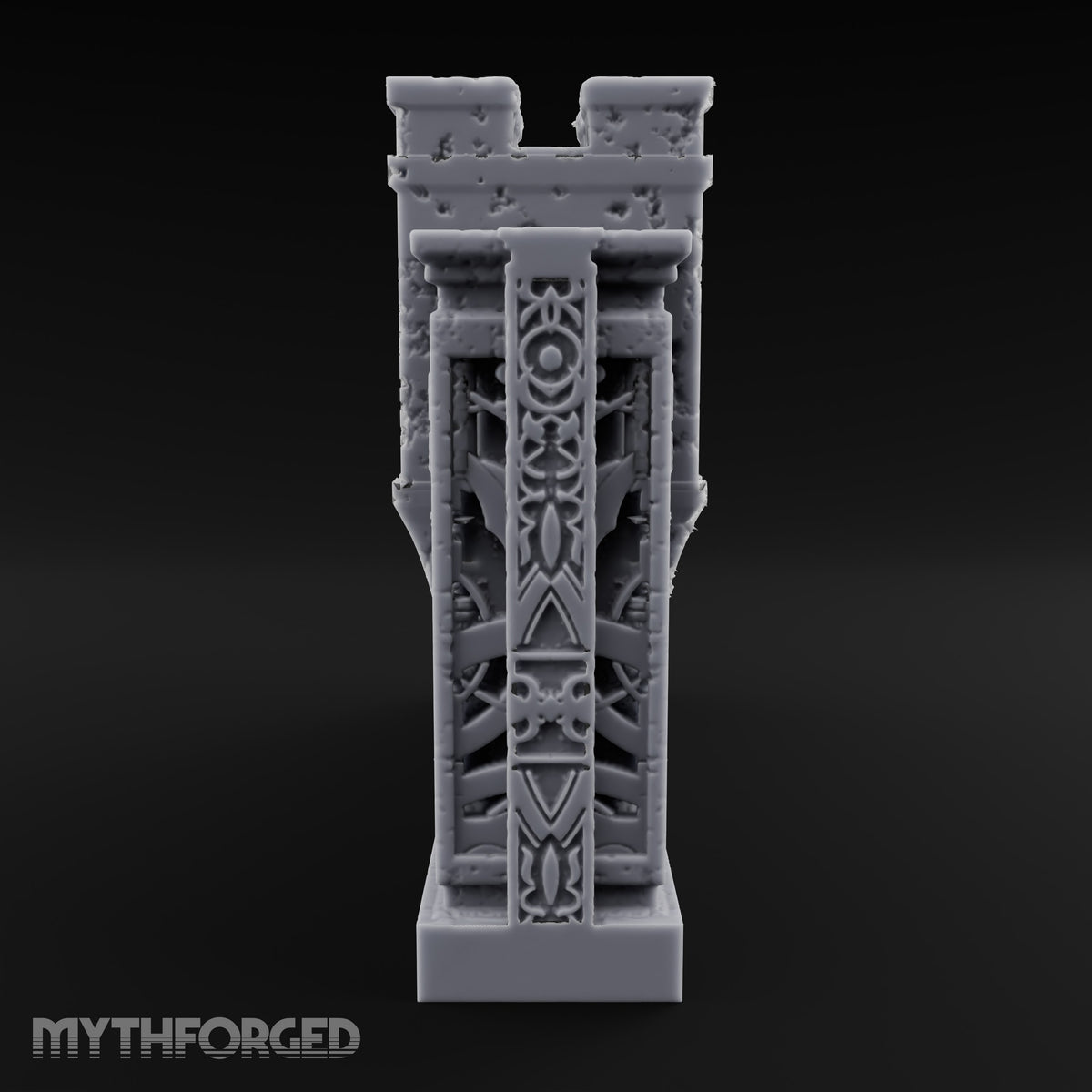 Filigree Fortifications Gothic Ornate Wall or Gate H