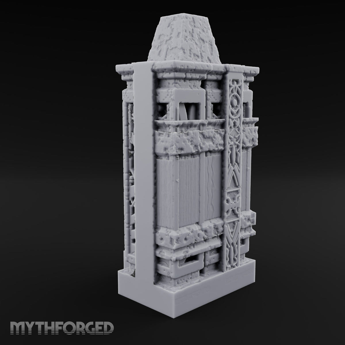 Filigree Fortifications Gothic Ornate Wall or Gate I