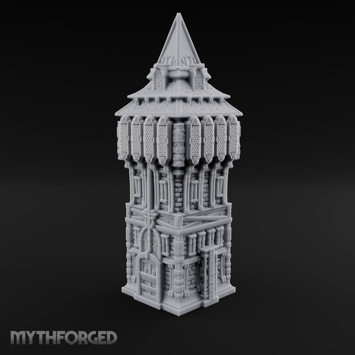 Top-Heavy and Proud of It Gothic Timber and Stone Watchtower
