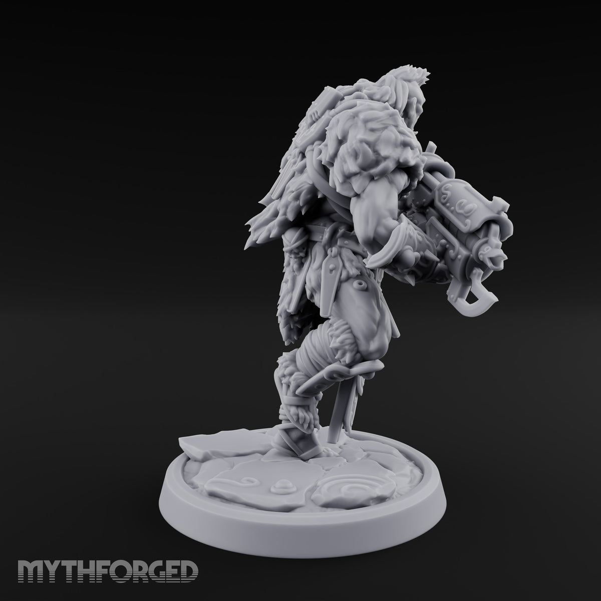 Old Runes, New Firepower Space Orc Heavy Warrior B