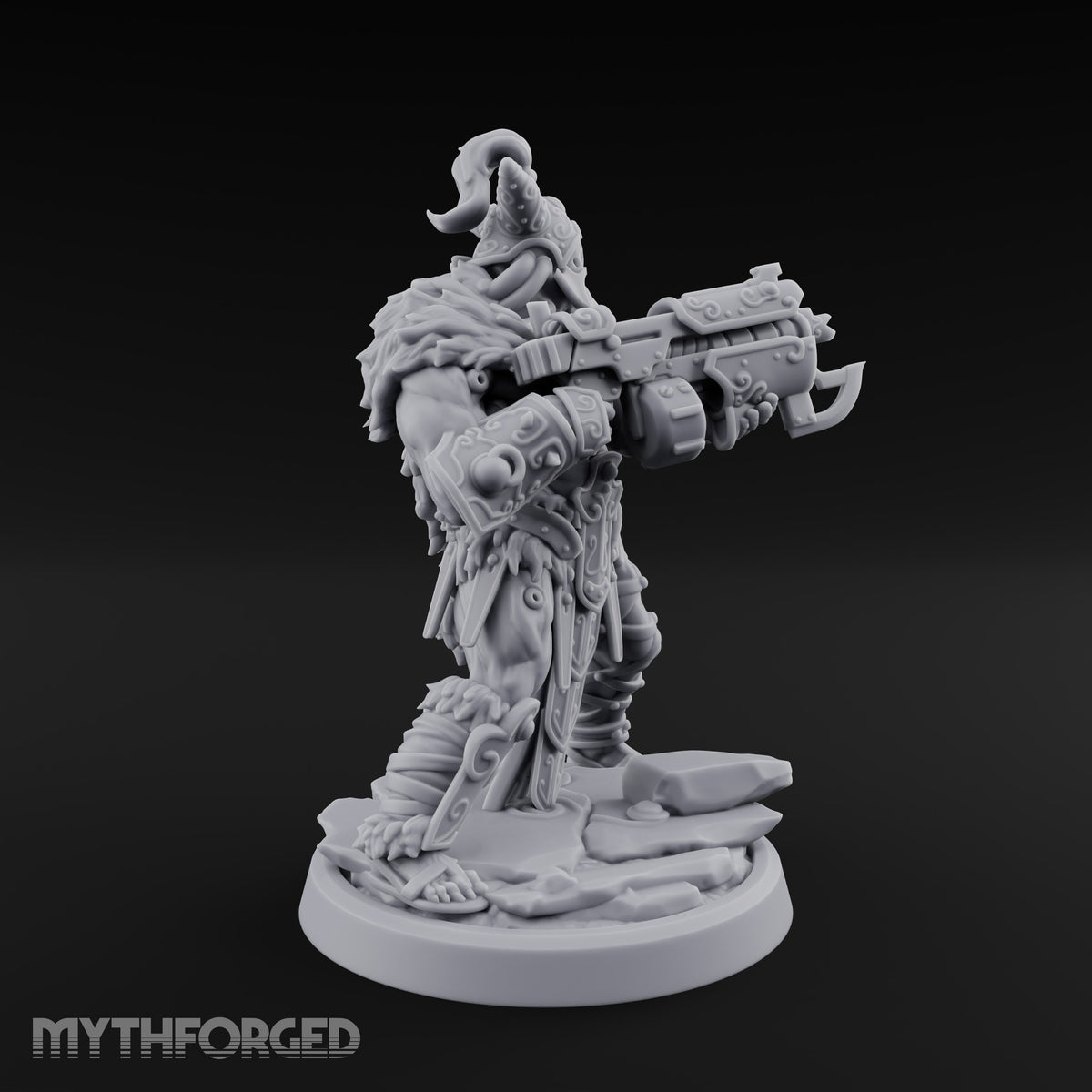 Old Runes, New Firepower Space Orc Heavy Warrior C