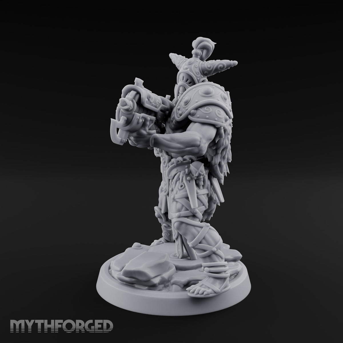 Old Runes, New Firepower Space Orc Heavy Warrior C