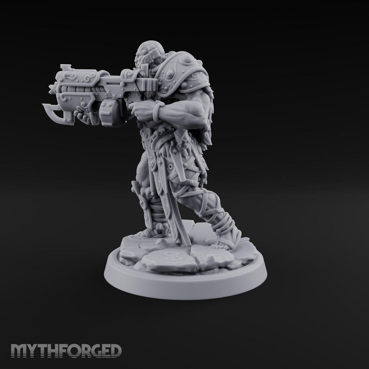 Old Runes, New Firepower Space Orc Heavy Warrior D