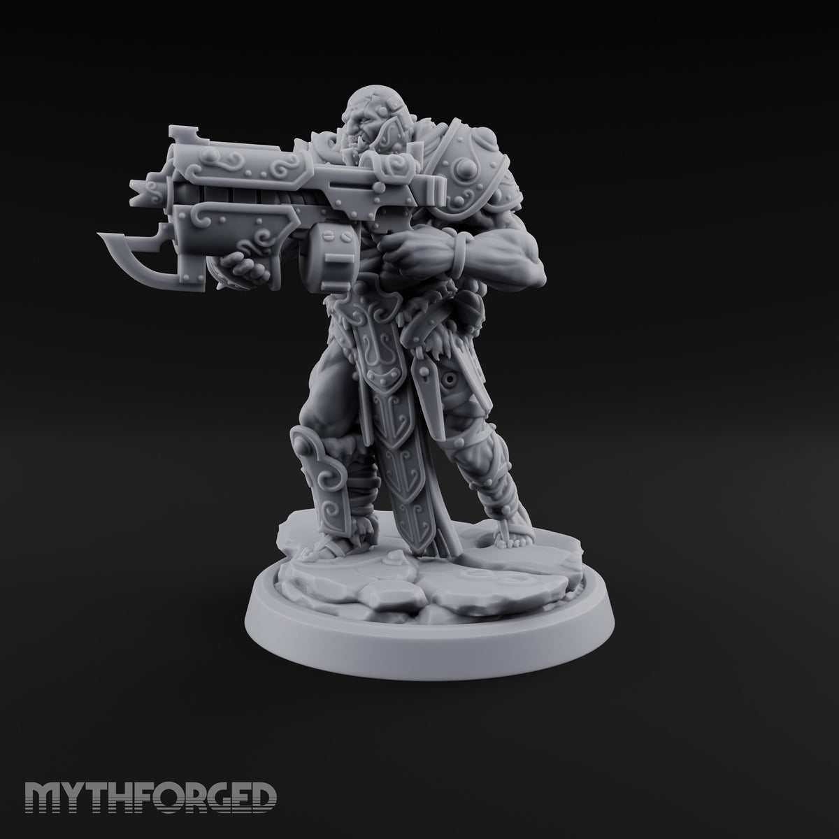 Old Runes, New Firepower Space Orc Heavy Warrior D