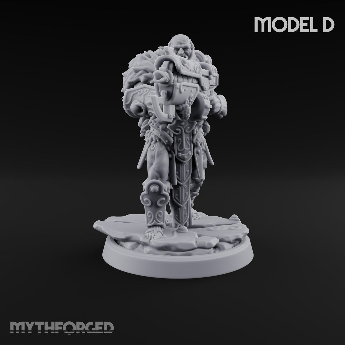 Old Runes, New Firepower Space Orc Heavy Warrior D