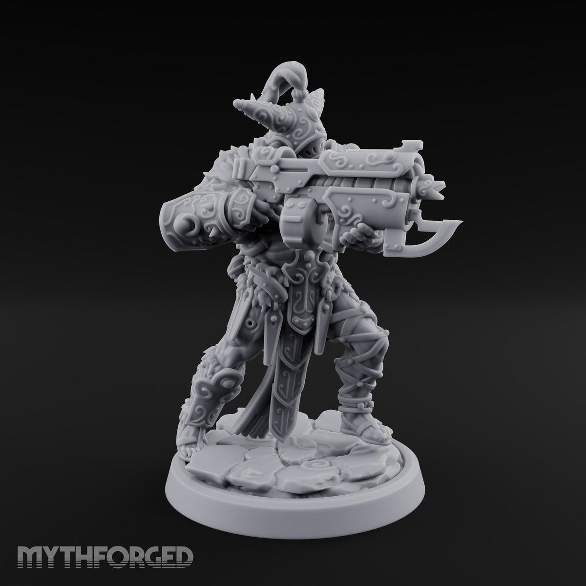 Old Runes, New Firepower Space Orc Heavy Warrior F