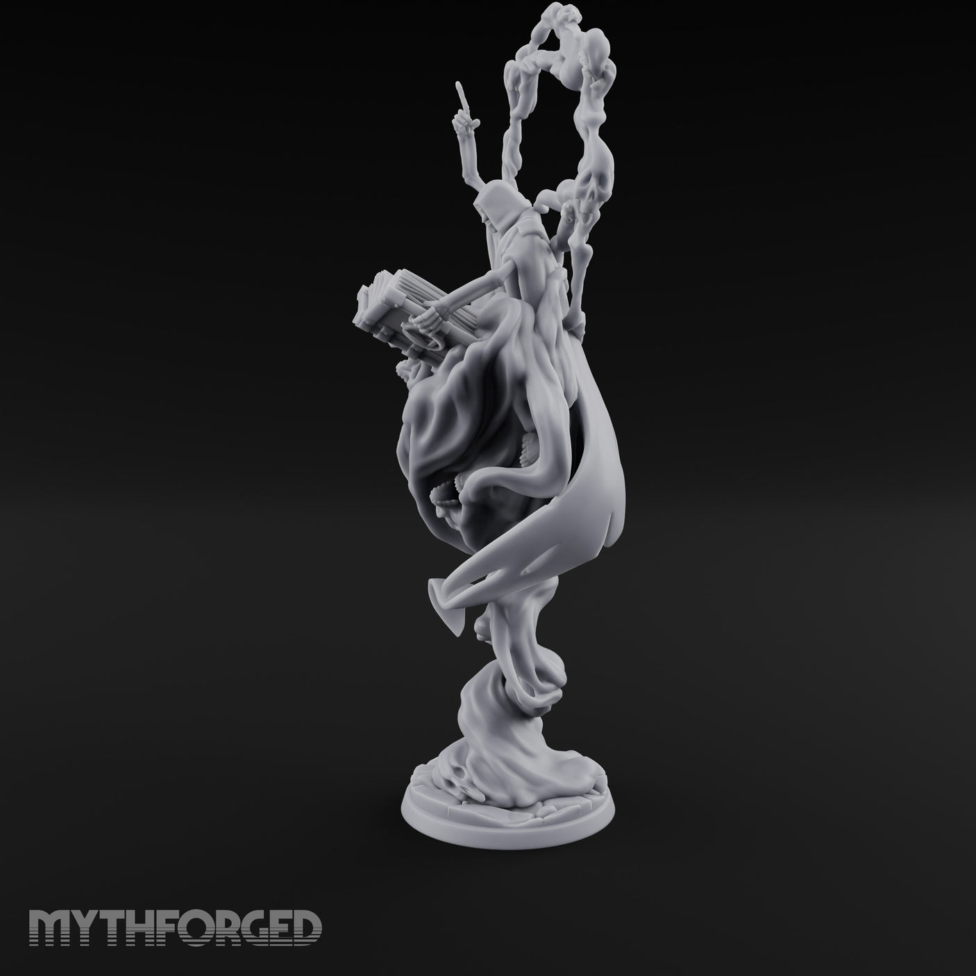 Tome And Tendril Conjuring Lich Seer Miniature for Dungeons and Dragons, Pathfinder or other TTRPGs