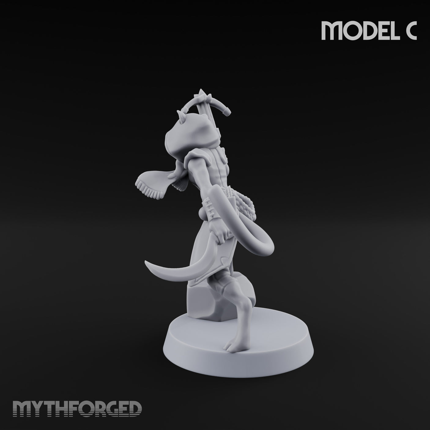 Torch And Map Bearing Tomb Raider C Miniature for Dungeons and Dragons, Pathfinder or other TTRPGs