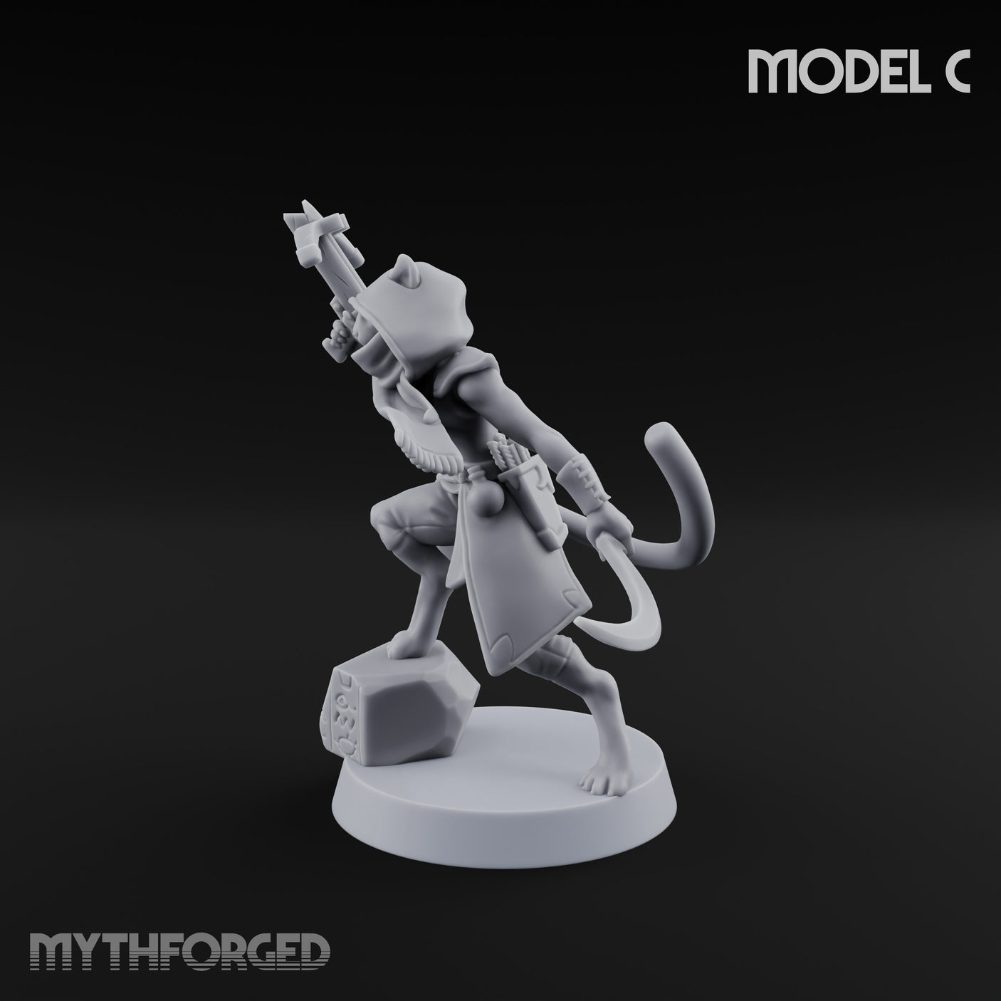 Torch And Map Bearing Tomb Raider C Miniature for Dungeons and Dragons, Pathfinder or other TTRPGs