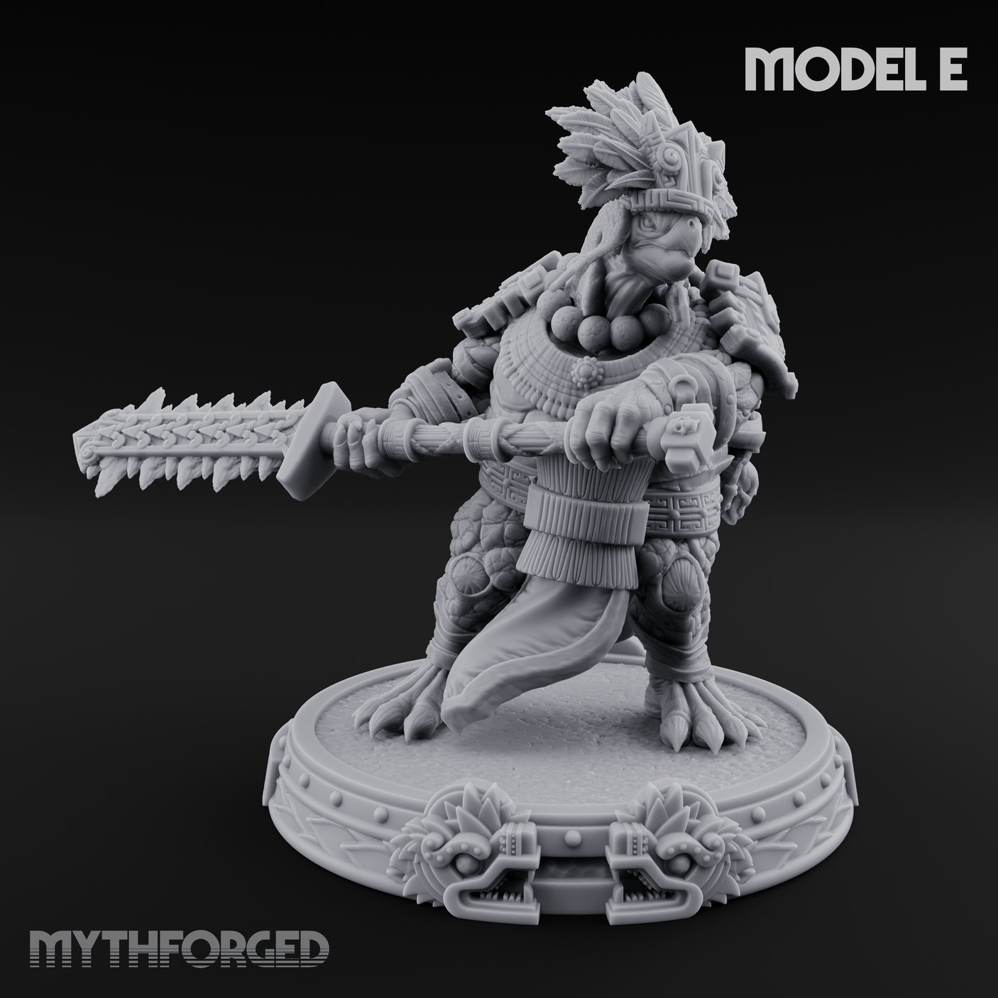 The Skull Shell Tribe E Miniature for Dungeons and Dragons, Pathfinder or other TTRPGs