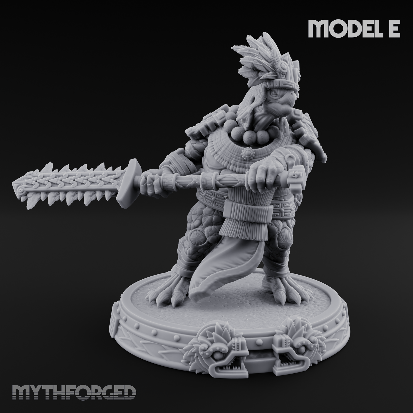 The Skull Shell Tribe Miniature for Dungeons and Dragons, Pathfinder or other TTRPGs