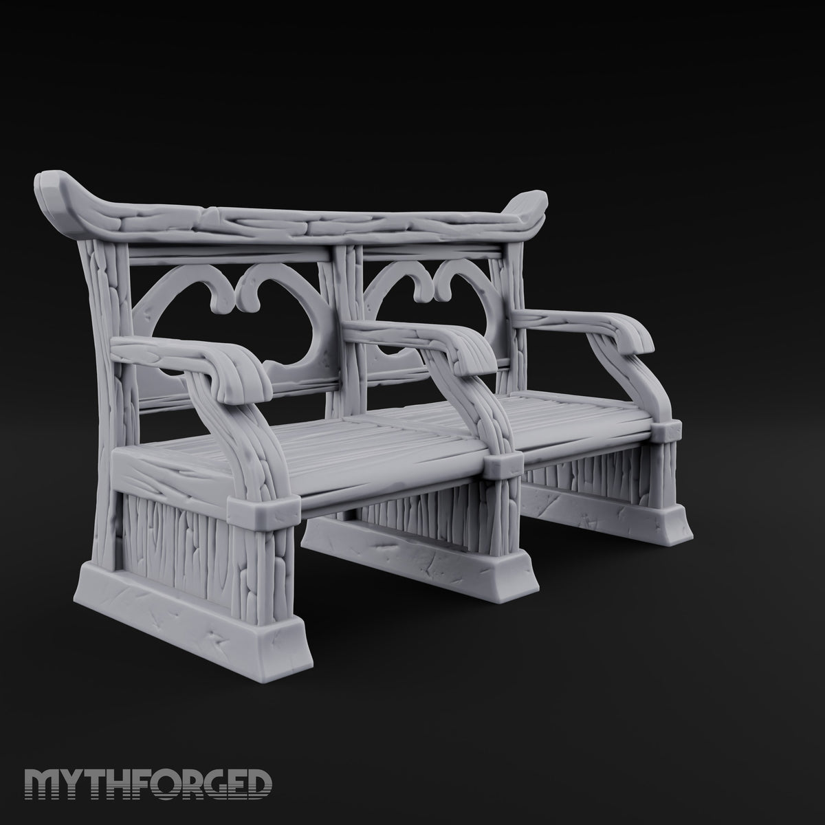Hay Cart Left Mid-Lane Wooden Town Street Scenery A
