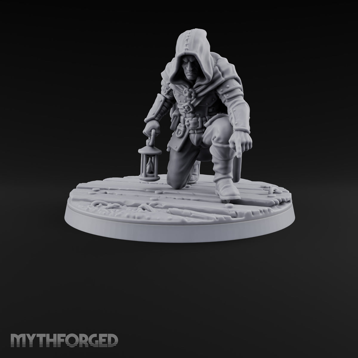 Eyes on the Trail Human Scout A Miniature for Dungeons and Dragons, Pathfinder or other TTRPGs