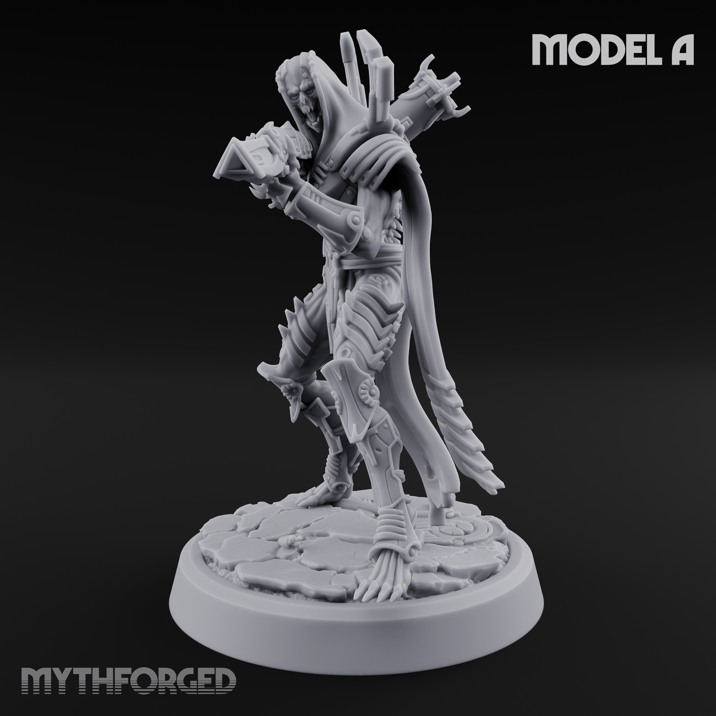 Weapons Bristling Elite Corpse Fleet Infantry A Miniature for Dungeons and Dragons, Pathfinder or other TTRPGs