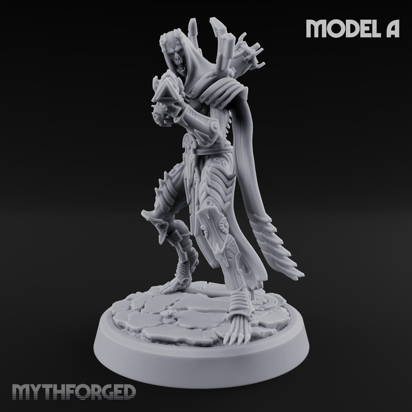 Weapons Bristling Elite Corpse Fleet Infantry A Miniature for Dungeons and Dragons, Pathfinder or other TTRPGs