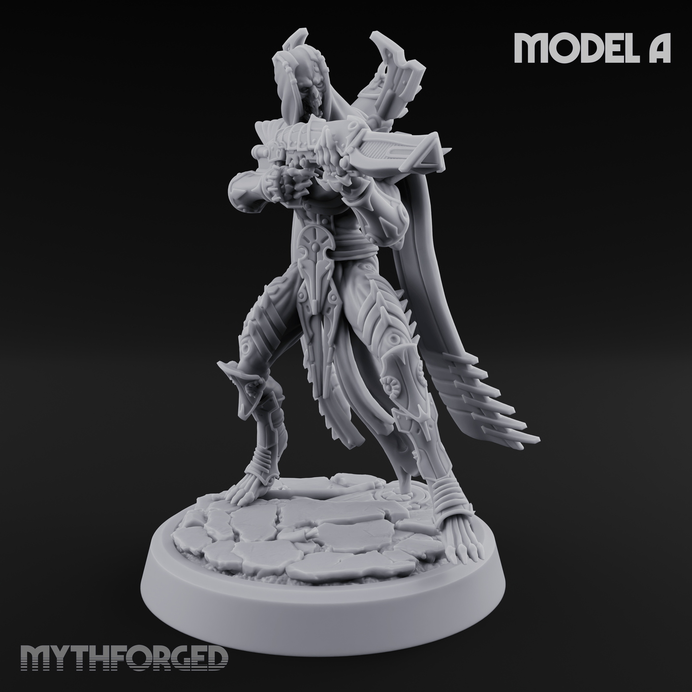 Weapons Bristling Elite Corpse Fleet Infantry A Miniature for Dungeons and Dragons, Pathfinder or other TTRPGs