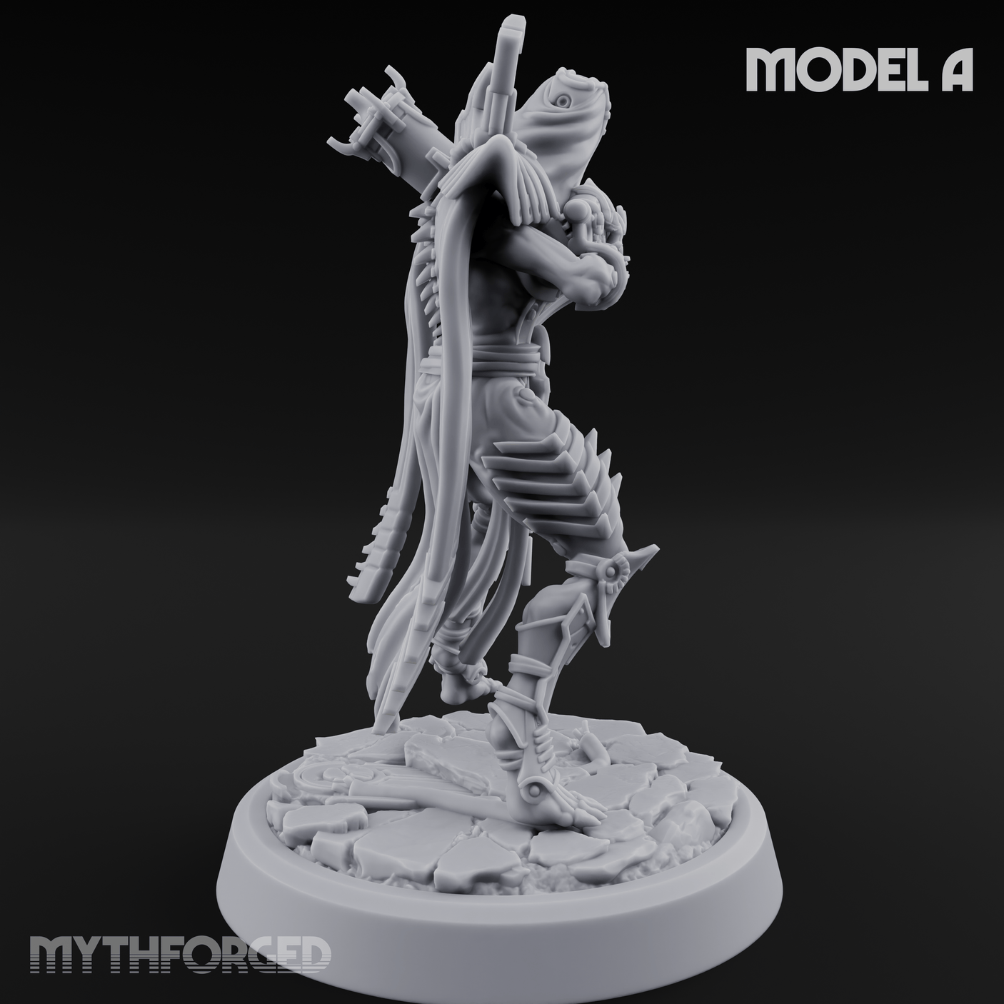 Weapons Bristling Elite Corpse Fleet Infantry A Miniature for Dungeons and Dragons, Pathfinder or other TTRPGs