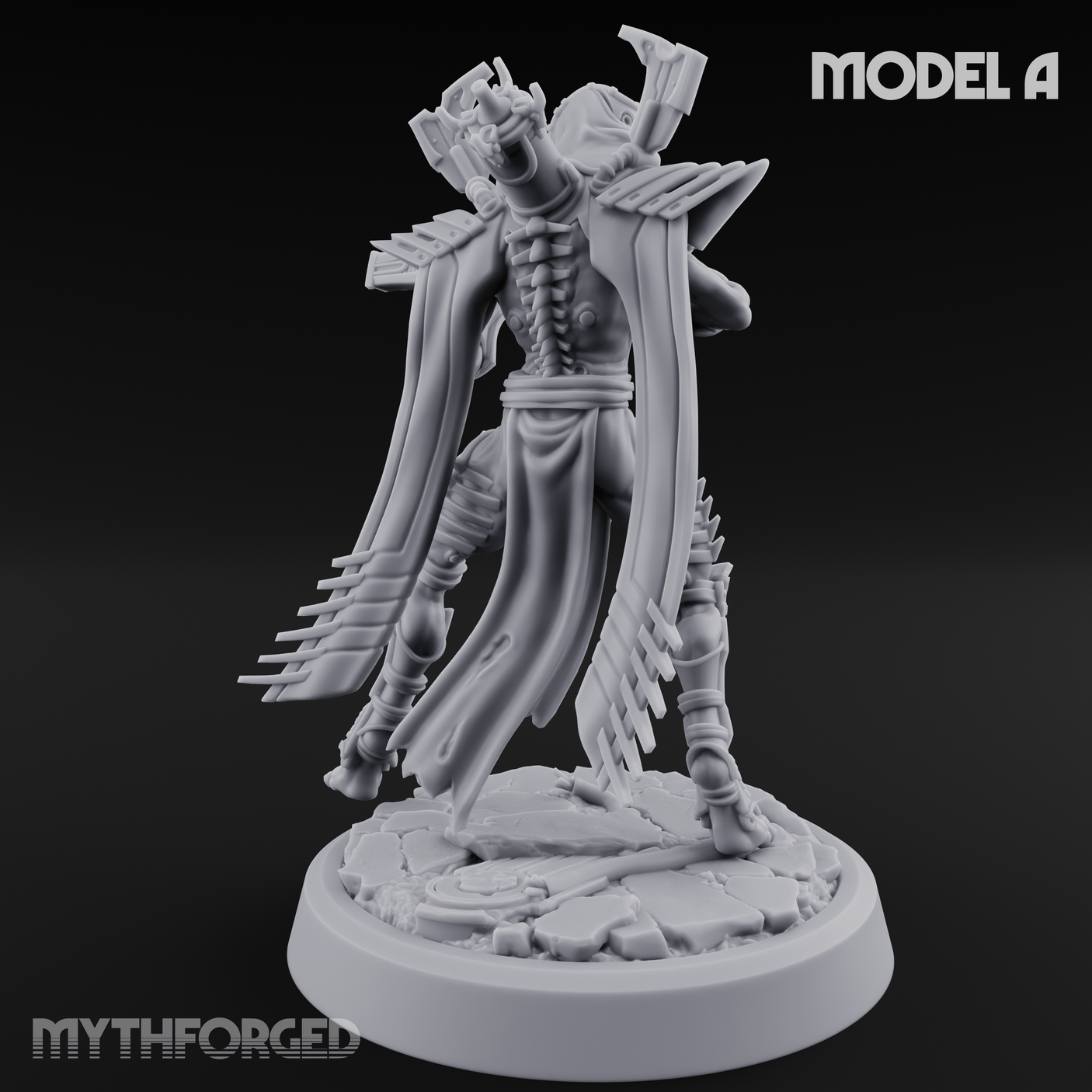 Weapons Bristling Elite Corpse Fleet Infantry A Miniature for Dungeons and Dragons, Pathfinder or other TTRPGs