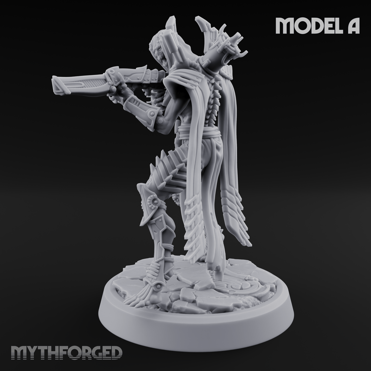 Weapons Bristling Elite Corpse Fleet Infantry A Miniature for Dungeons and Dragons, Pathfinder or other TTRPGs