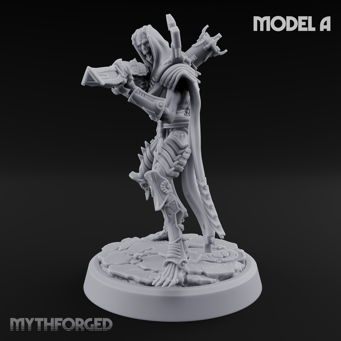 Weapons Bristling Elite Corpse Fleet Infantry A Miniature for Dungeons and Dragons, Pathfinder or other TTRPGs