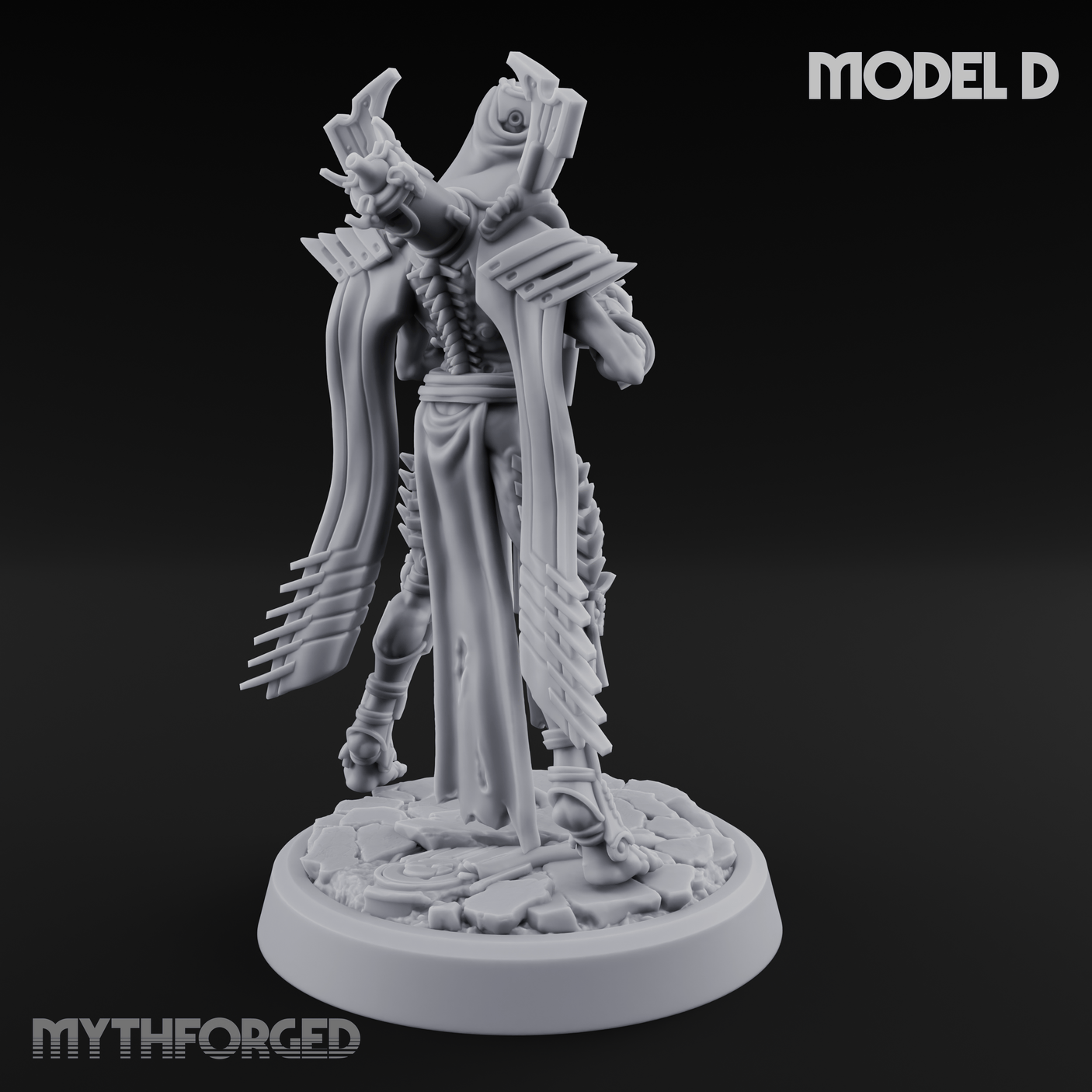 Weapons Bristling Elite Corpse Fleet Infantry D Miniature for Dungeons and Dragons, Pathfinder or other TTRPGs