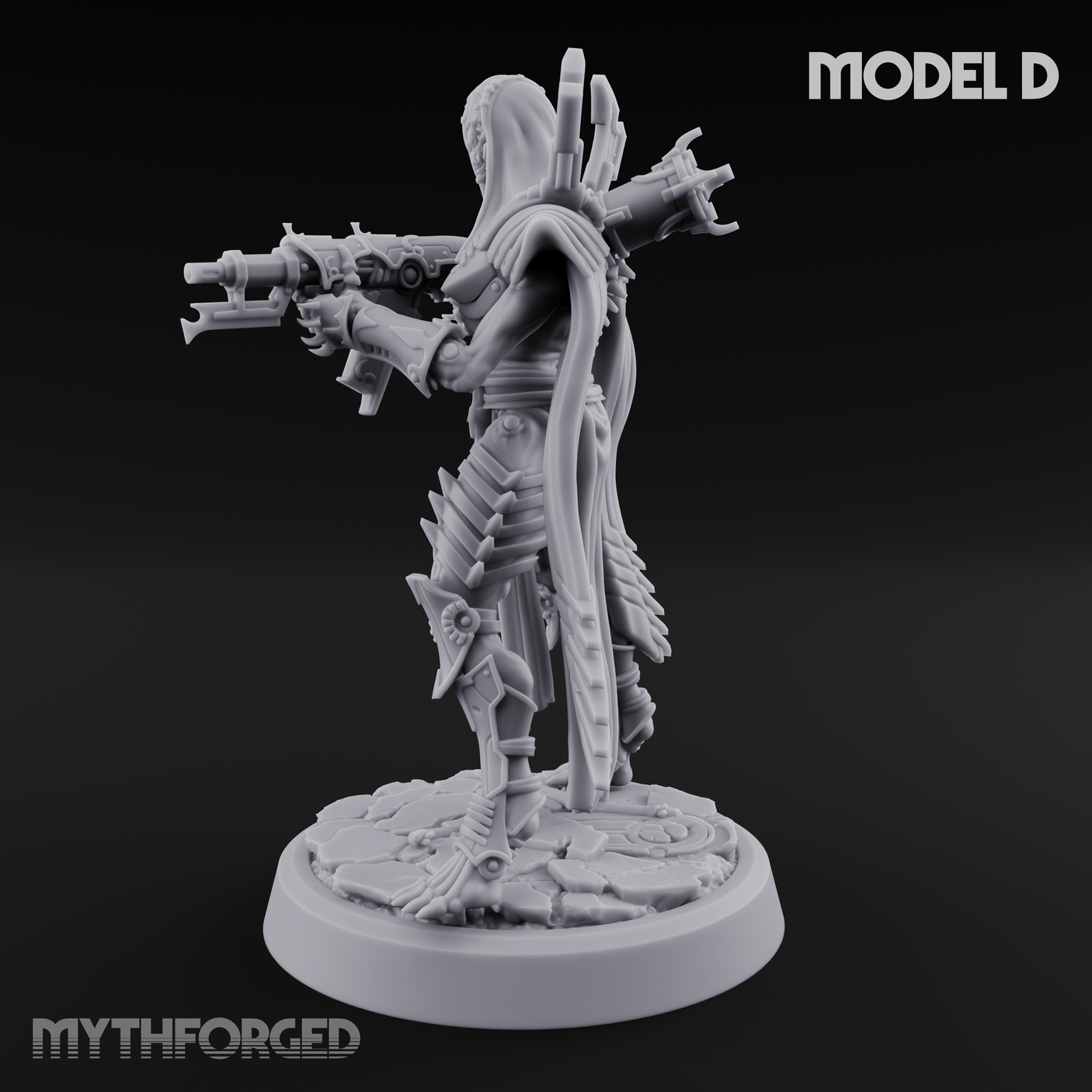 Weapons Bristling Elite Corpse Fleet Infantry D Miniature for Dungeons and Dragons, Pathfinder or other TTRPGs