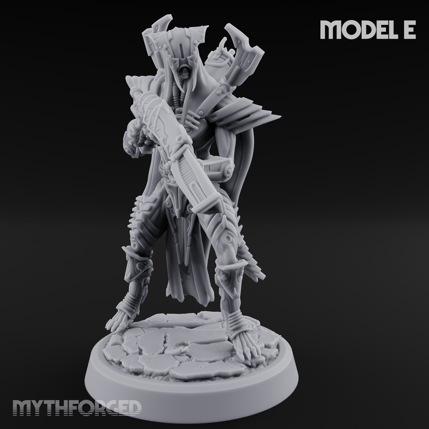 Weapons Bristling Elite Corpse Fleet Infantry Miniature for Dungeons and Dragons, Pathfinder or other TTRPGs