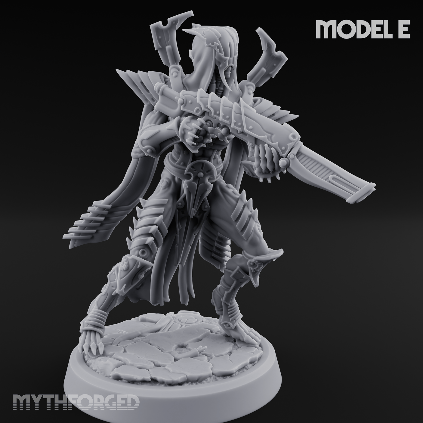 Weapons Bristling Elite Corpse Fleet Infantry E Miniature for Dungeons and Dragons, Pathfinder or other TTRPGs