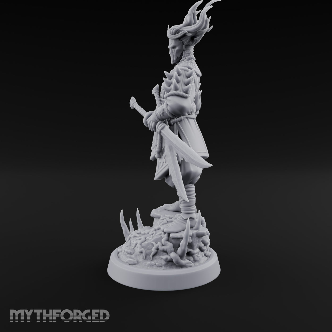 Twin Blade Readying Masked Elf Warrior gallery 7