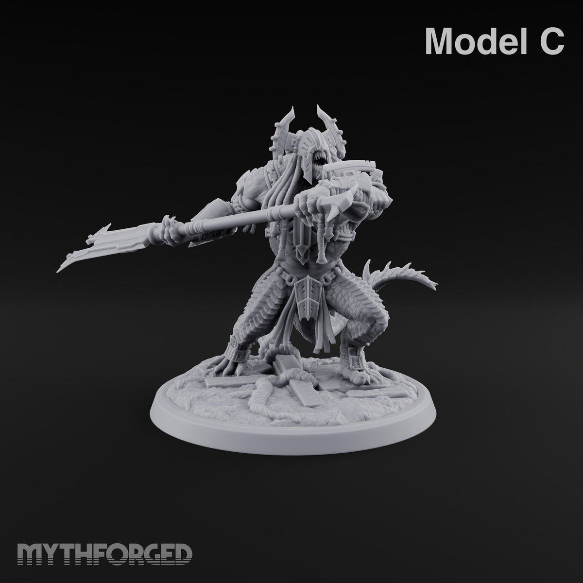Crowns of Horn, Hearts of Ruin Lizardfolk Polearm Warriors — C