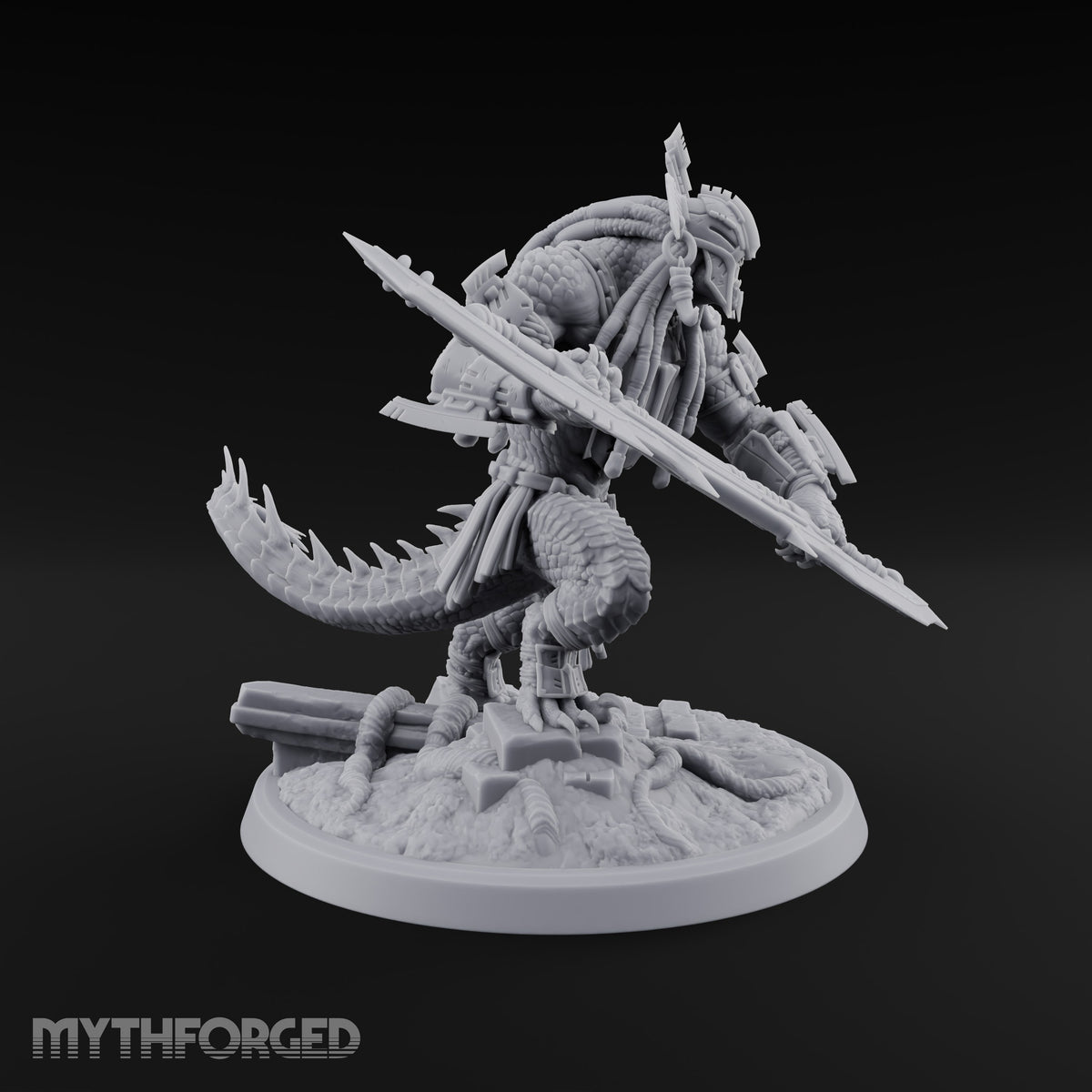 Crowns of Horn, Hearts of Ruin Lizardfolk Polearm Warriors — D