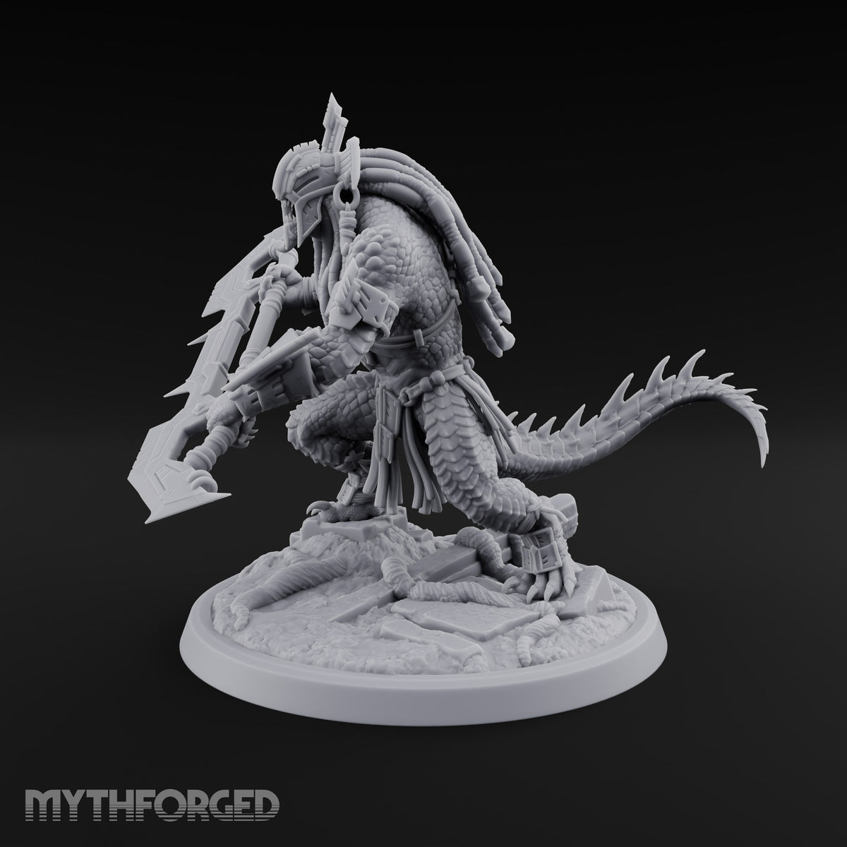 Crowns of Horn, Hearts of Ruin Lizardfolk Polearm Warrior D