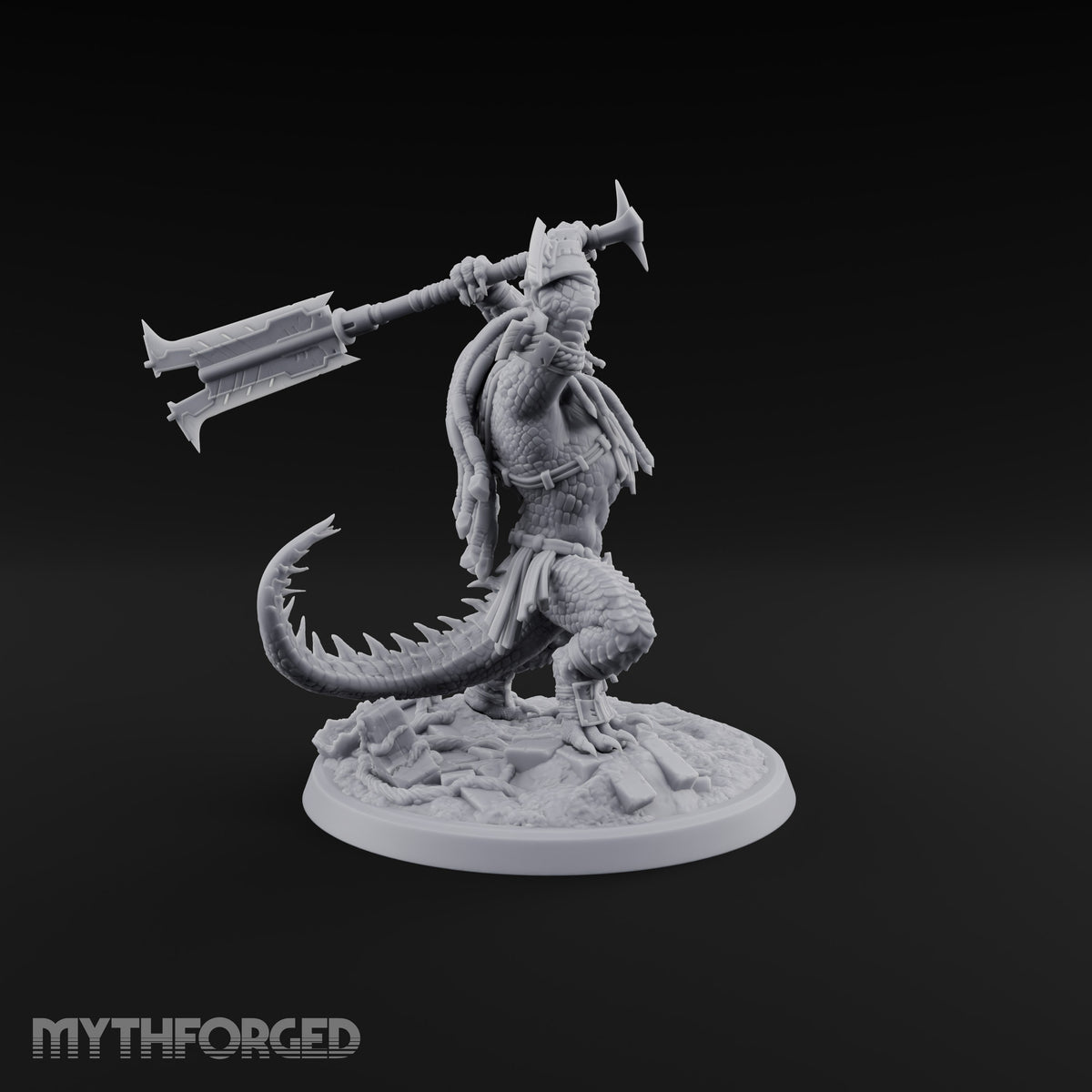 Crowns of Horn, Hearts of Ruin Lizardfolk Polearm Warrior E