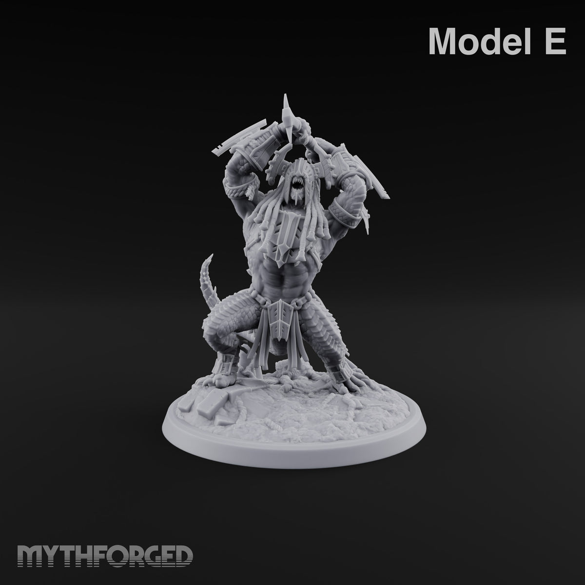 Crowns of Horn, Hearts of Ruin Lizardfolk Polearm Warriors — E