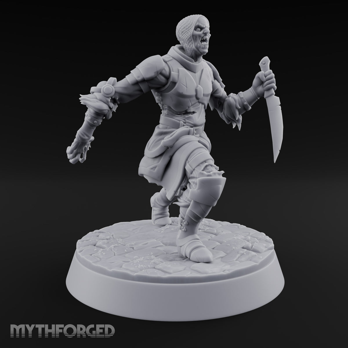 Still Marching, Barely Standing Zombies — A · Dagger + Bare Hands (Reaching) + Bare Hands (Lunging)