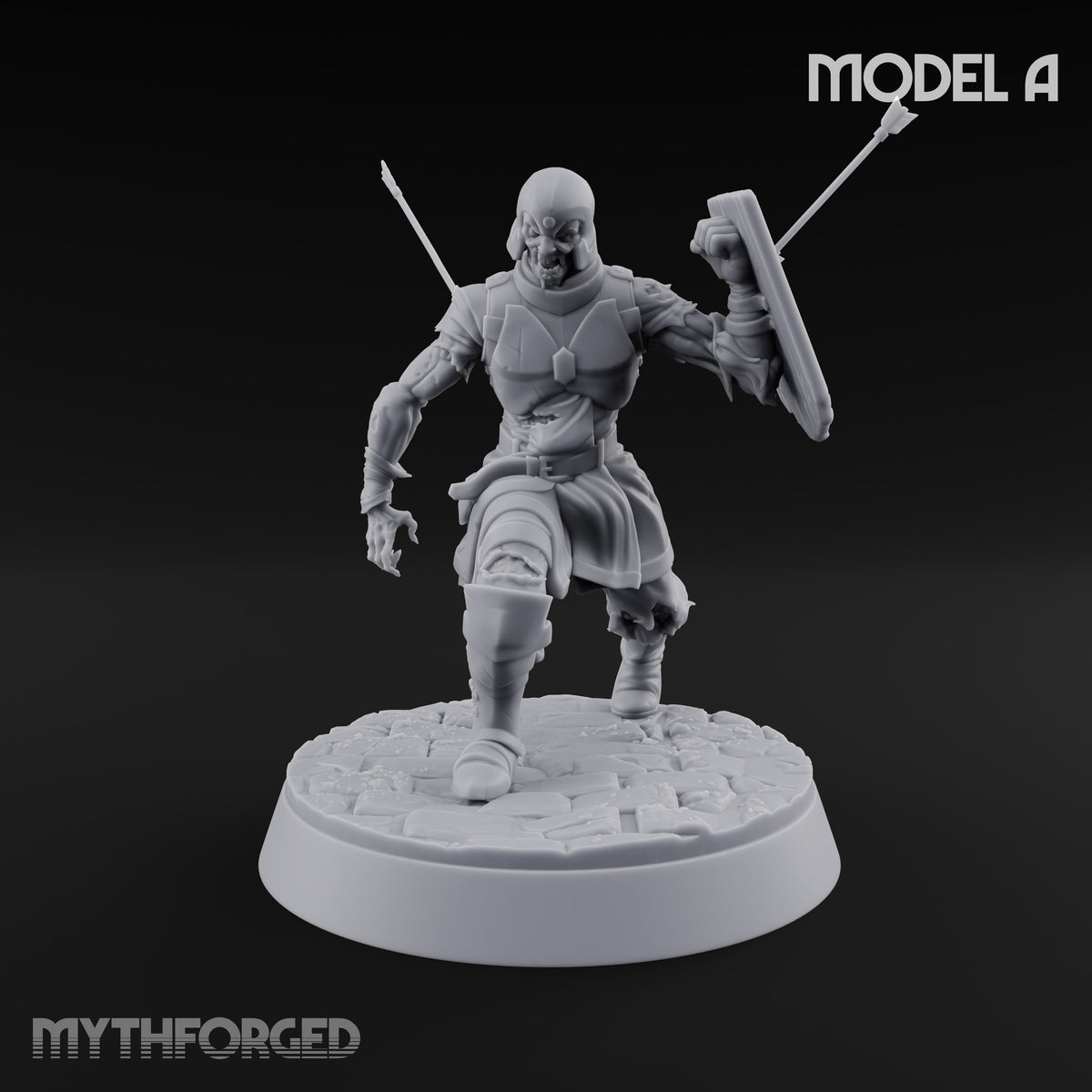 Still Marching, Barely Standing Zombie A — Shield
